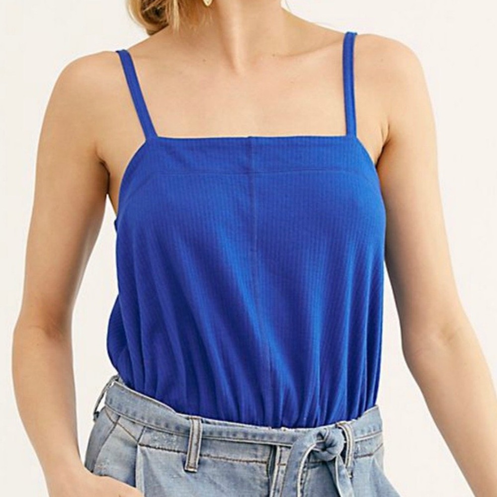 NWT Free People Ribbed Bodysuit